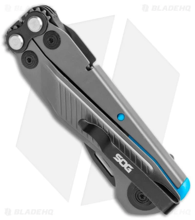 SOG Flash MT 7-in-1 Multi-Tool (Urban Gray/Cyan) - Image 3