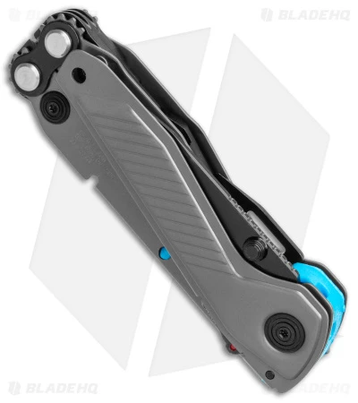SOG Flash MT 7-in-1 Multi-Tool (Urban Gray/Cyan) - Image 2