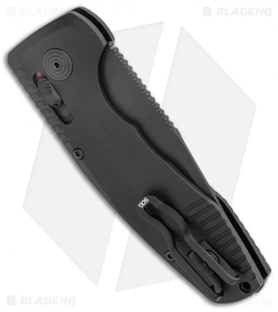 SOG Knives SOG-TAC AU Compact Tanto Automatic Knife Aluminum (2.9" Black) - Image 3