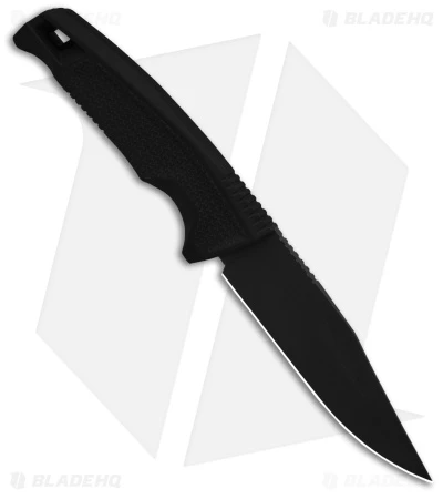 SOG Recondo FX Fixed Blade Knife Black GRN/Rubber (4.6" Black Ti Ni) - Image 2