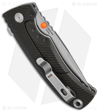 SOG Tellus Frame Lock Knife OD Green FRN (3.65" Stonewash Cryo 440) - Image 3