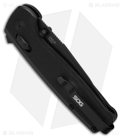 SOG Terminus XR Lock Knife Black G-10 (3" Black) TM1027 - Image 3