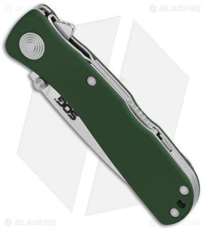 SOG Twitch II Spring Assisted Knife Moss (2.68" Satin) TWI210-BX - Image 2