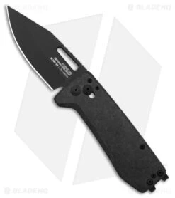 SOG Ultra XR Folding Knife Blackout Carbon Fiber (2.8" Black S35VN)