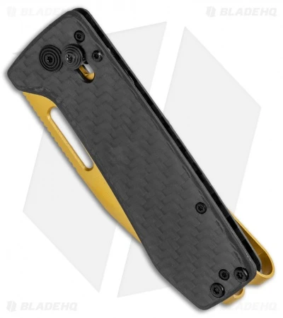 SOG Ultra XR Lock Knife Carbon Fiber (2.75" Gold) - Image 2