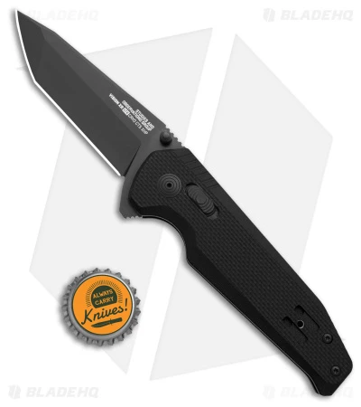 SOG Vision XR LTE Flipper Knife Black G-10 (3.4" Black) - Image 4
