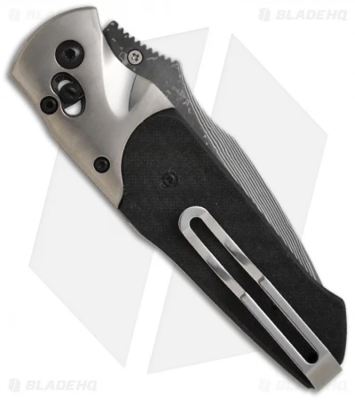 SOG Arcitech Damascus Knife W/ Carbon Fiber Folding Arc-Lock (Damascus) A03 - Image 2