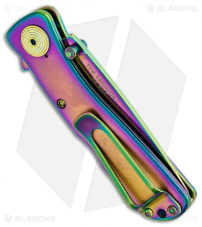 SOG Twitch II Spring Assisted Knife (2.65" Rainbow) TWI-11 - Image 2