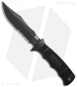 SOG Seal Pup Elite Fixed Knife W/ Nylon Sheath (TiNi SER) E37T-N